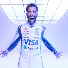 Daniel Ricciardo seen at the car launch at Visa Cash App RB, 2024 // Will Cornelius / Content Pool // SI202402080201 // Usage for editorial use only //