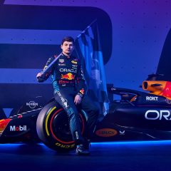 Max Verstappen poses for a portrait during Red Bull Racing 2024 Season Launch RB20 in London, UK on January 30, 2024 // Will Cornelius / Content Pool // SI202402140467 // Usage for editorial use only //