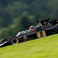 2XETT81 SPIELBERG, AUSTRIA - JUNE 29: The former world champion Emerson Fittipaldi from Brazil with a Lotus 72 from 1972 during the Qualifying ahead of the F1 Grand Prix of Austria at Red Bull Ring on June 29, 2024 in Spielberg, Austria.240629_SEPA_19_139 - 20240629_PD13915