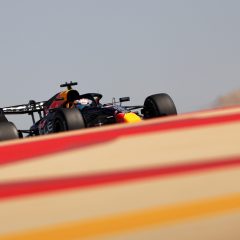 BAHRAIN, BAHRAIN - FEBRUARY 11: Max Verstappen of the Netherlands driving the (3) Oracle Red Bull Racing RB22 on track during day one of F1 Testing at Bahrain International Circuit on February 11, 2026 in Bahrain, Bahrain. (Photo by Alastair Staley/LAT Images) // Getty Images / Red Bull Content Pool // SI202602114871 // Usage for editorial use only //