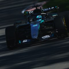 Canadian Grand Prix, Friday, Getty Images MONTREAL, QUEBEC - MAY 22: George Russell of Great Britain driving the (63) Mercedes AMG Petronas F1 Team W17 on track during Sprint Qualifying ahead of the F1 Grand Prix of Canada at Circuit Gilles-Villeneuve on May 22, 2026 in Montreal, Quebec. (Photo by Clive Mason/Getty Images)