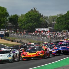 #80 - Lionspeed GP - Bastian BUUS/Ricardo FELLER - Porsche 911 GT3 R EVO Leads Race Start